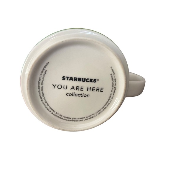 Starbucks 2014 Dallas Texas "You Are Here" Coffee Mug Cup 14 Oz - Picture 6 of 6